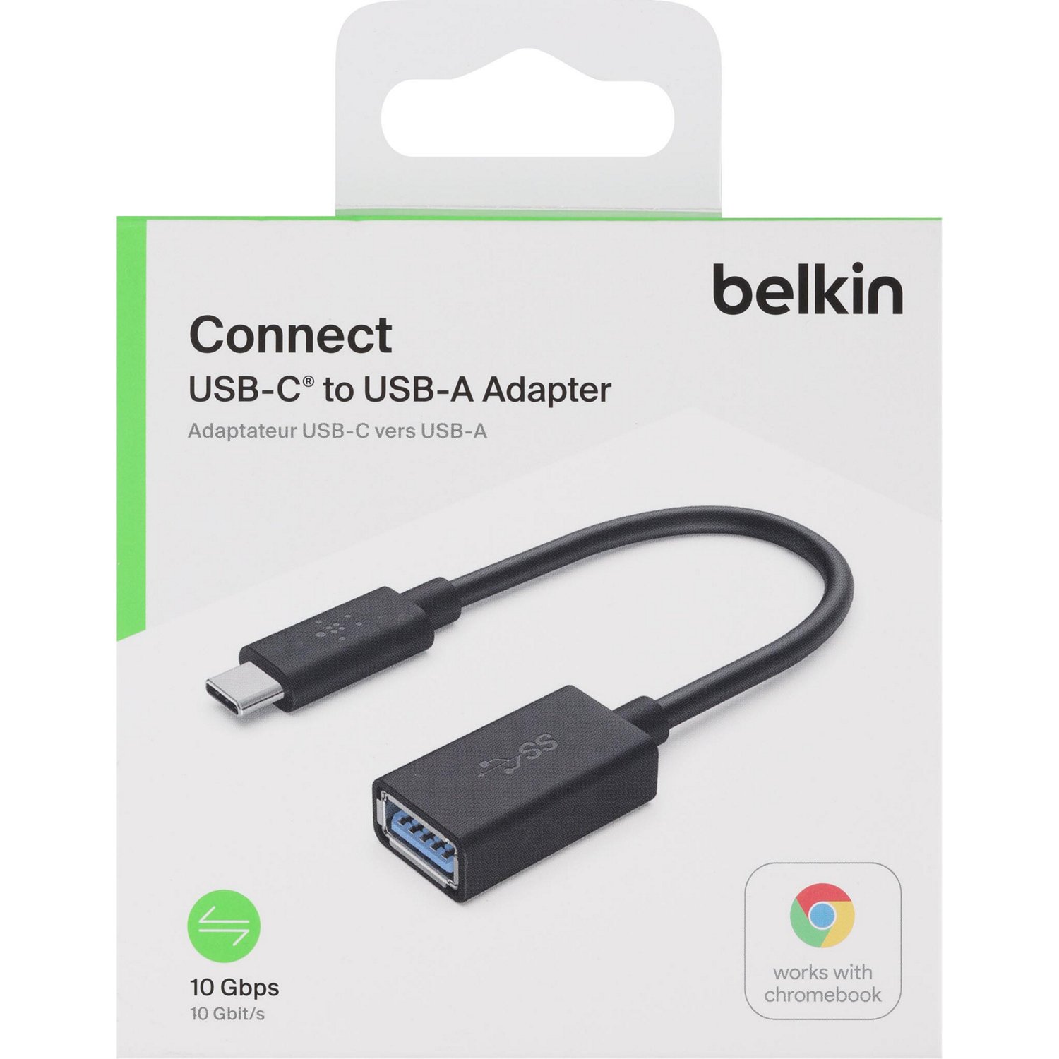 Belkin USB-C to USB-A Adapter, 5 in image.