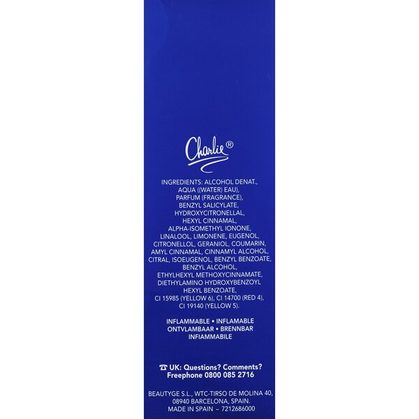 Charlie Cologne Spray