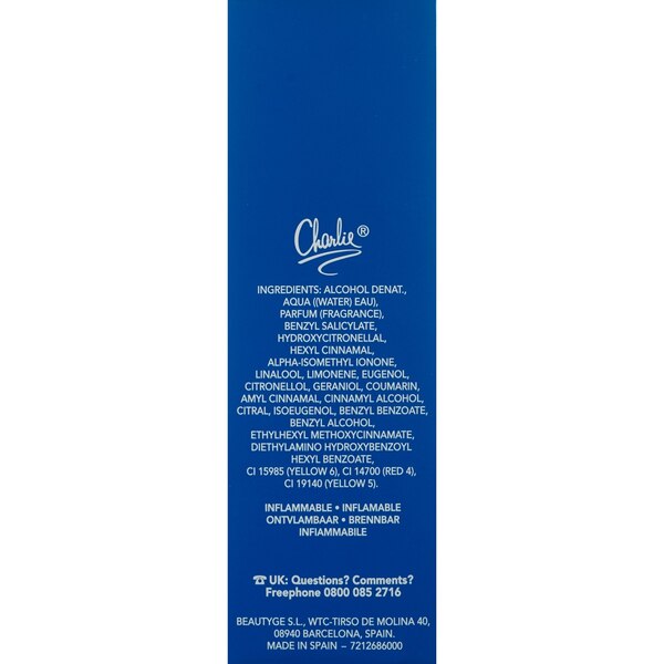 Charlie Cologne Spray