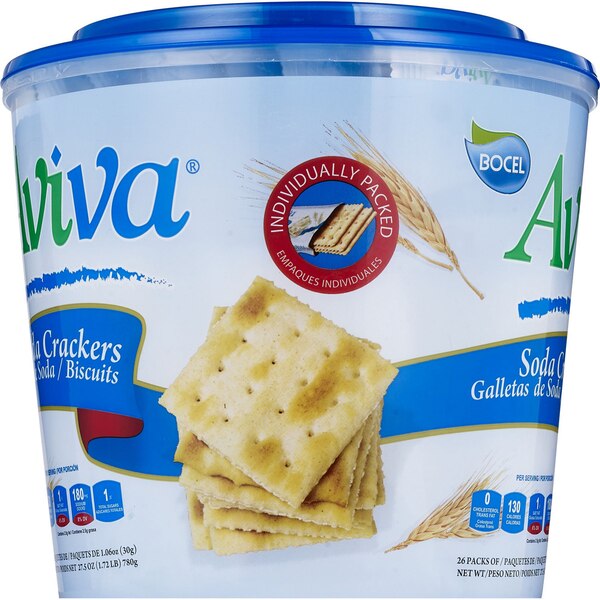 Aviva Soda Crackers, Original, 24 OZ