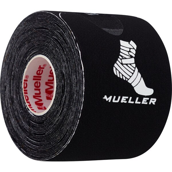 Mueller Typhoon Elite Kinesiology Therapy Tape, Black, 20 CT