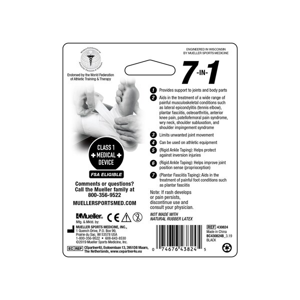 Mueller Sports Medicine MTape, Black