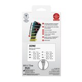 Mueller Graduated Compression Calf Sleeves, Black, M, 2 CT, thumbnail image
