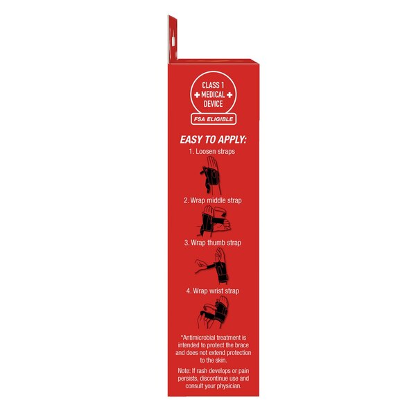 Mueller Reversible Thumb Stabilizer, One Size, Black
