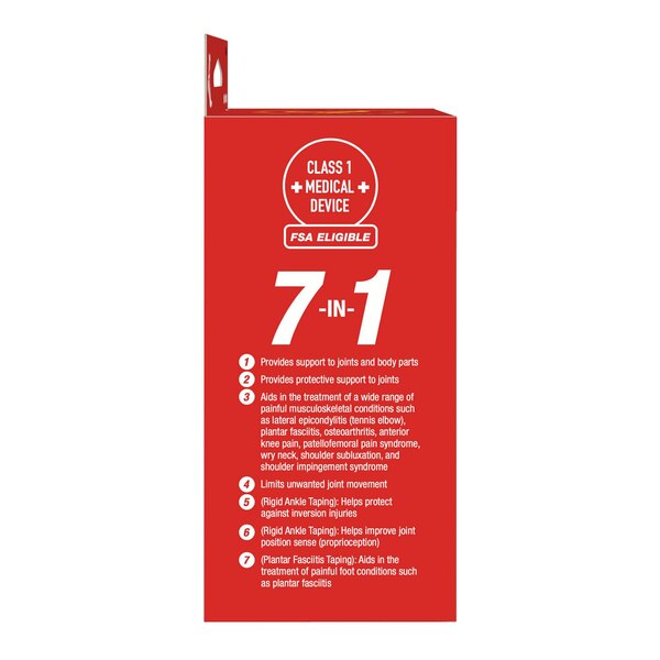 Mueller Sports MTape, White, 3 CT