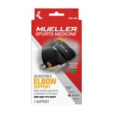 Mueller Adjustable Elbow Support, One Size, Black, thumbnail image