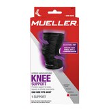 Mueller Sports Medicine Hybrid Wraparound Knee Support, One Size, Black, thumbnail image