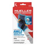 Mueller 4-Way Stretch Ankle Support Removable Straps, S/M, Black, thumbnail image
