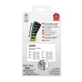 Mueller Graduated Compression Arm Sleeves, Black, M, 2 CT, thumbnail image
