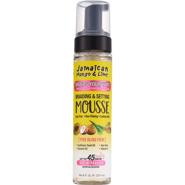 Jamaican Mango & Lime Braiding & Setting Mousse, 8 OZ