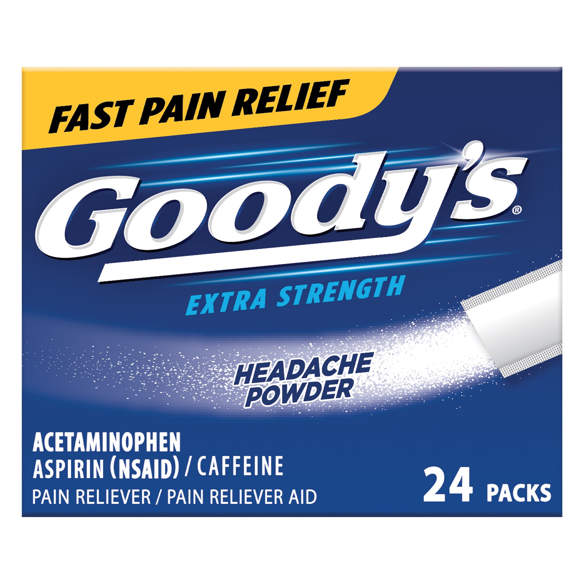 Goody's Extra Strength Headache Powders, Fast Pain Relief