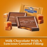 Ghirardelli, Milk Chocolate Squares with Caramel Filling, 5.32 oz Bag, thumbnail image
