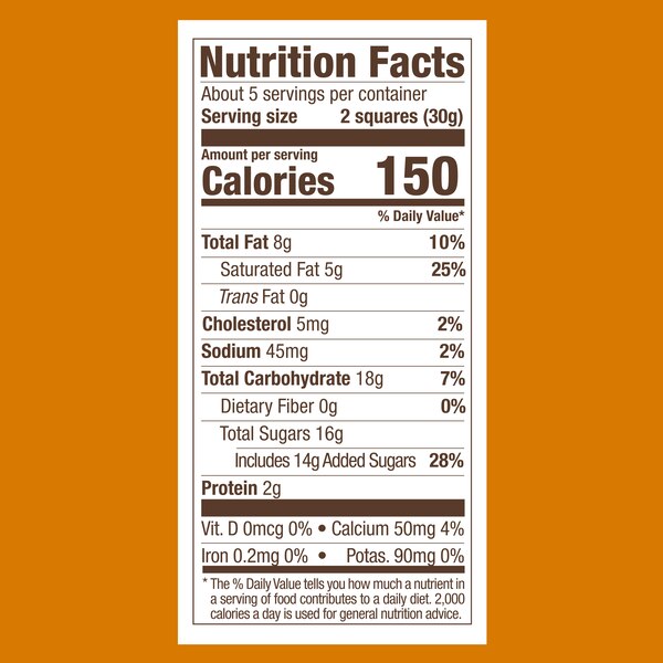 Ghirardelli, Milk Chocolate Squares with Caramel Filling, 5.32 oz Bag