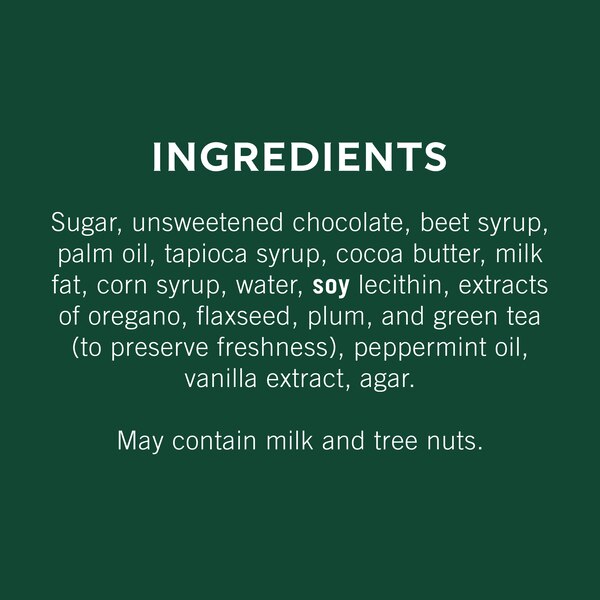 Ghirardelli Squares Dark Chocolate With White Mint Filling, 5.32 oz