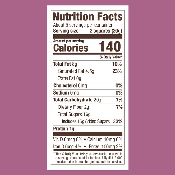 Ghirardelli, Dark Chocolate Raspberry Squares, 5.32 oz Bag