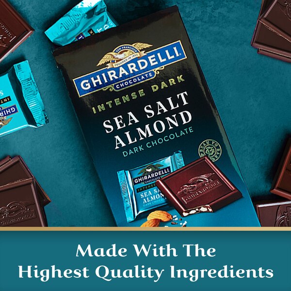 Ghirardelli Intense Dark Sea Salt Soiree Chocolate, 4.12 oz