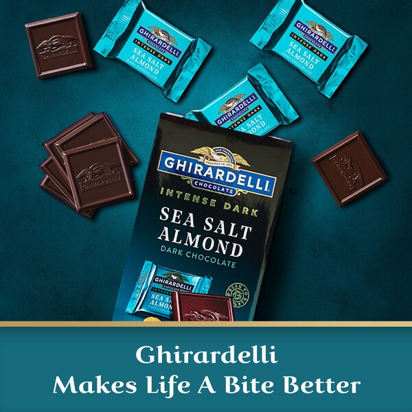 Ghirardelli Intense Dark Sea Salt Soiree Chocolate, 4.12 oz