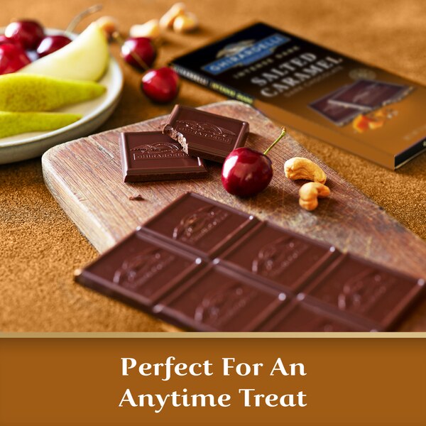 Ghirardelli, Salted Caramel Intense Dark Bar, 3.5 Oz Bar
