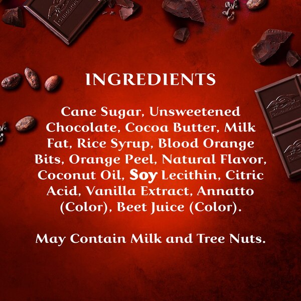 Ghirardelli, Intense Dark Chocolate Bar, Blood Orange, 3.5 Oz Bar
