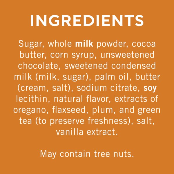 Ghirardelli, Caramel Milk Chocolate Squares Bar, 4.8 Oz