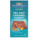 Ghirardelli Squares, Sea Salt Caramel Milk Chocolate Bar, 4.8 Oz, thumbnail image