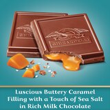 Ghirardelli Squares, Sea Salt Caramel Milk Chocolate Bar, 4.8 Oz, thumbnail image