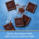 Ghirardelli, Intense Dark Sea Salt with 60% Dark Chocolate Bar, 3.5 Oz, thumbnail image