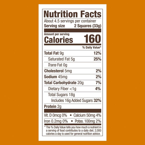 Milk Chocolate Caramel Waffle Cone Squares, 5.2 oz