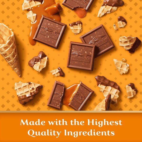 Milk Chocolate Caramel Waffle Cone Squares, 5.2 oz