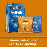 Ghirardelli, Milk Chocolate Minis with Caramel Filling, 1.9 Oz, thumbnail image