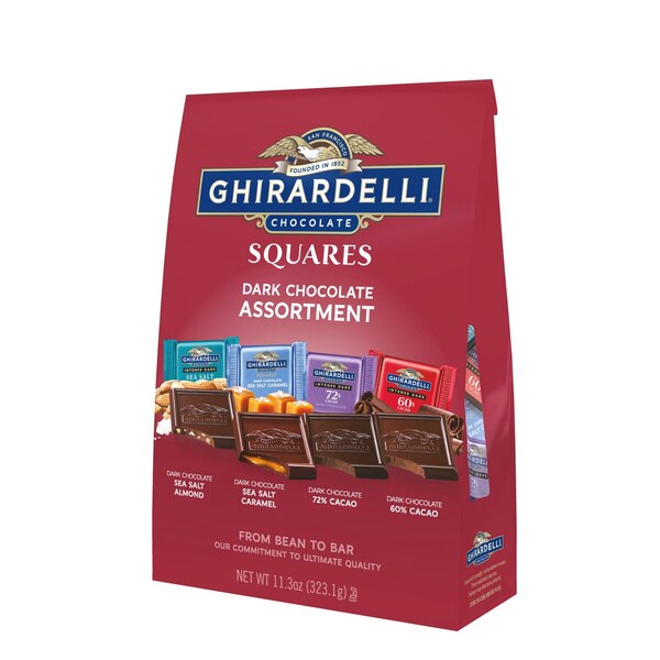 Ghirardelli, Dark Chocolate Squares Assortment, 11.3 oz