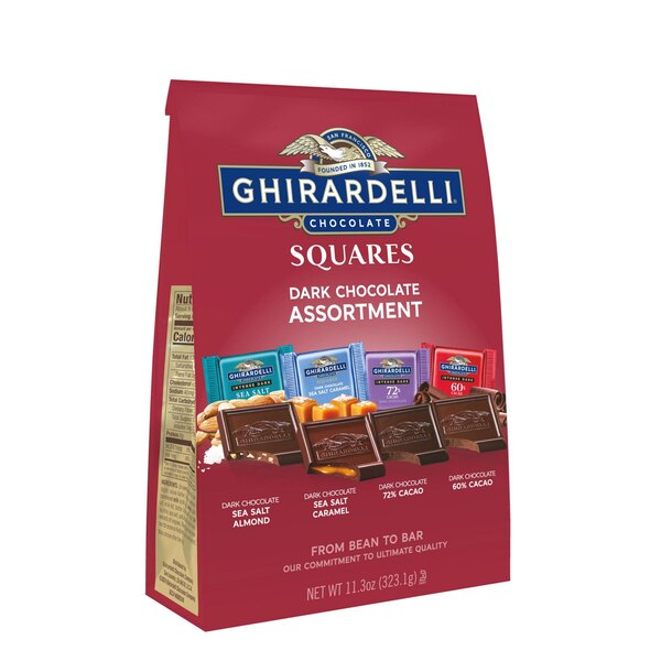 Ghirardelli, Dark Chocolate Squares Assortment, 11.3 oz