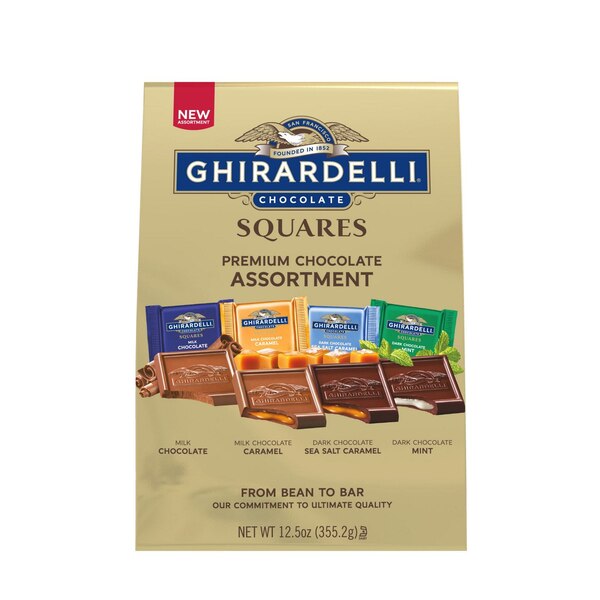 Ghirardelli, Premium Assorted Chocolate Squares, 12.5 oz