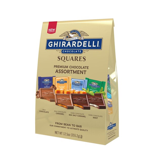 Ghirardelli, Premium Assorted Chocolate Squares, 12.5 oz