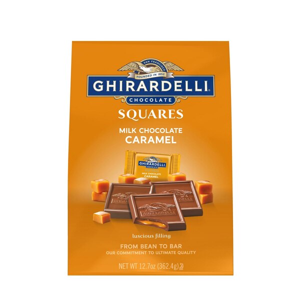 Ghirardelli, Milk Chocolate Squares with Caramel Filling, 12.7 oz