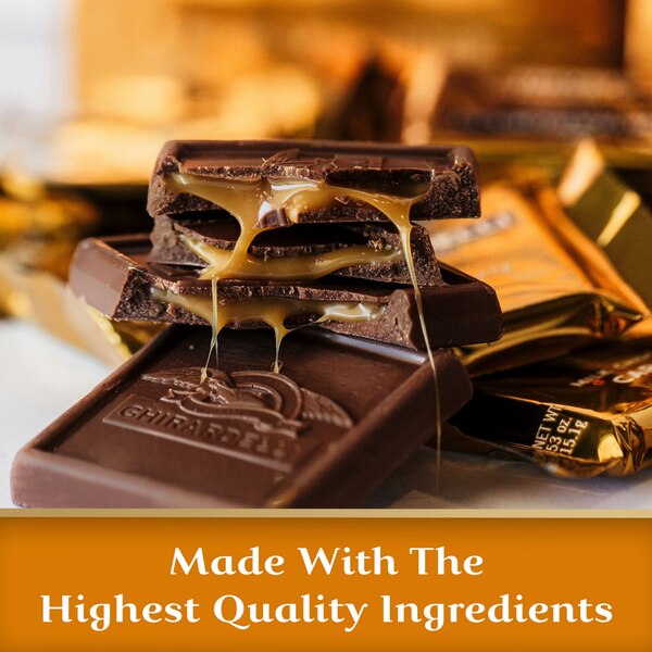 Ghirardelli, Milk Chocolate Squares with Caramel Filling, 12.7 oz