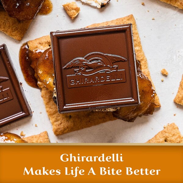 Ghirardelli, Milk Chocolate Squares with Caramel Filling, 12.7 oz
