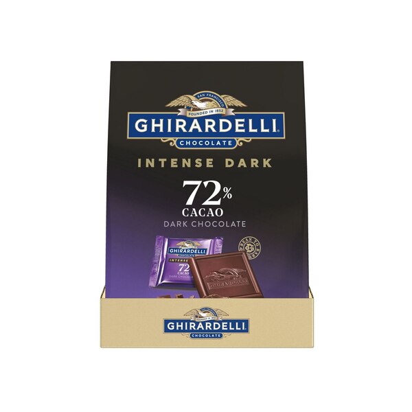 Ghirardelli, Intense Dark Chocolate Squares, 72% Cacao, 10.5 oz