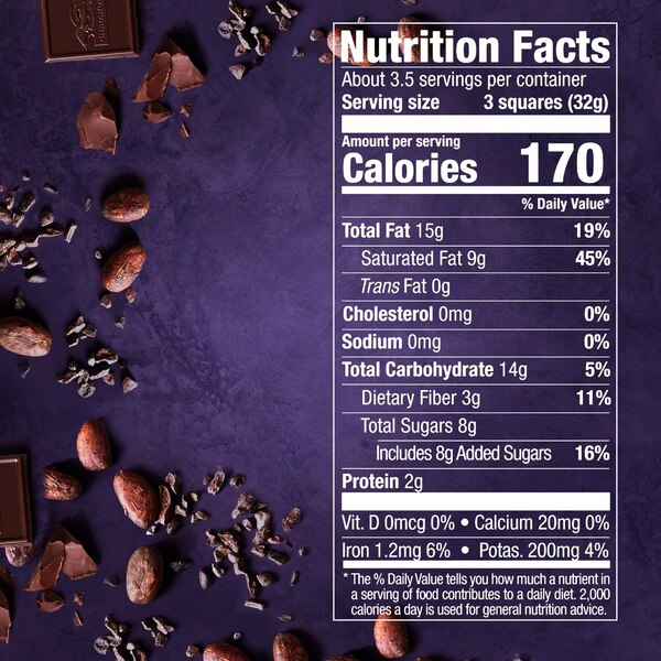 Ghirardelli, Intense Dark Chocolate Squares, 72% Cacao, 10.5 oz