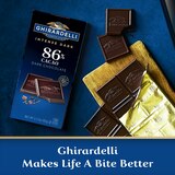 Ghirardelli, Intense Dark Chocolate Bar, 86% Cacao, 3.17 oz Bar, thumbnail image