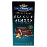 Ghirardelli, Intense Dark Chocolate Bar, Sea Salt Almond, 3.5 oz, thumbnail image