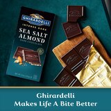 Ghirardelli, Intense Dark Chocolate Bar, Sea Salt Almond, 3.5 oz, thumbnail image