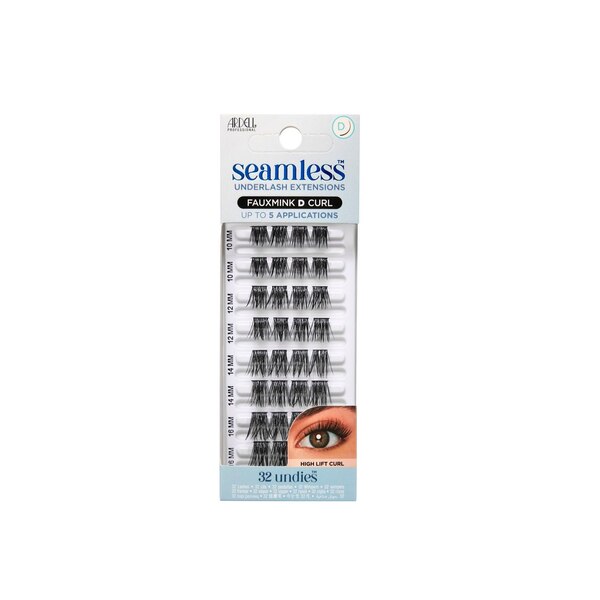Ardell Seamless False Eyelashes, Fauxmink D Curl, 32 CT
