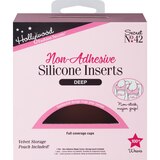 Hollywood Fashion Secrets Non-Adhesive Silicone Inserts, Deep, 1 Pair , thumbnail image