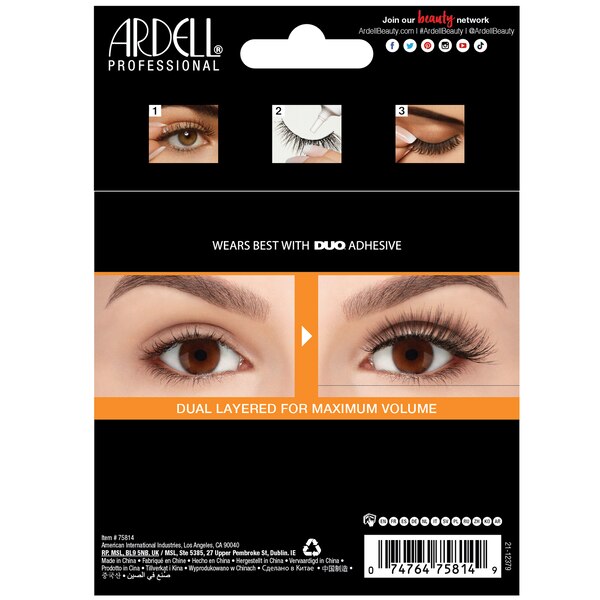 Ardell Double Up - Multipaquete de pestañas postizas