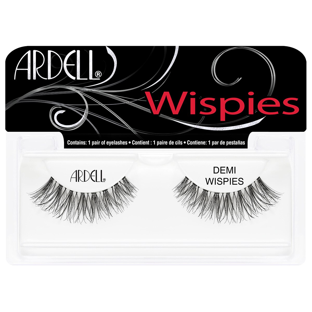 Ardell Natural Demi Wispies - Pestañas postizas, Black