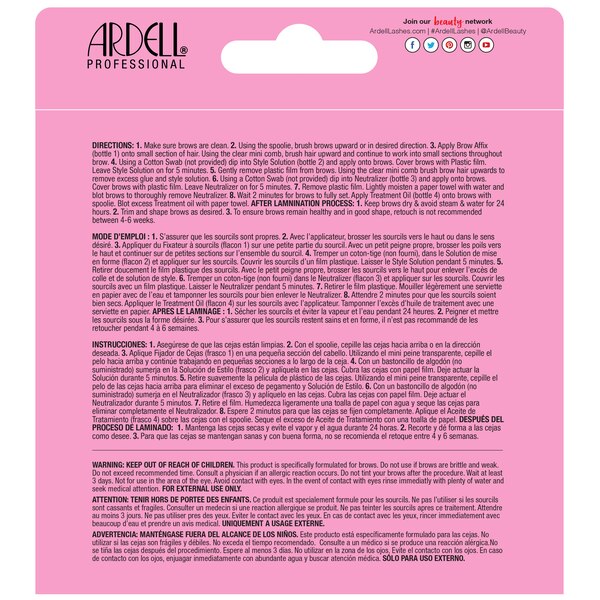 Ardell Brow Lamination At Home Kit
