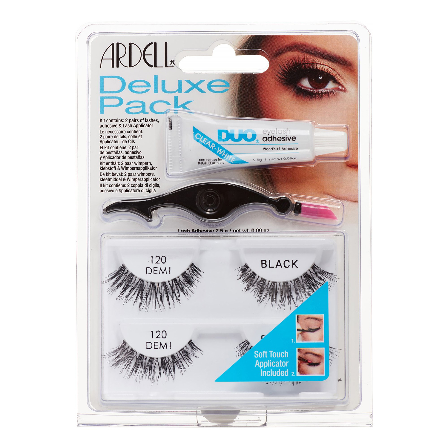 Ardell Deluxe Pack - Kit de 120 pestañas postizas