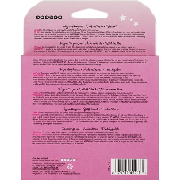 Hollywood Fashion Secrets Silicone CoverUps