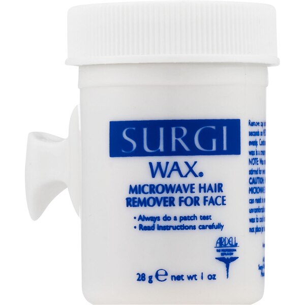 Surgi Wax Microwaveable Facial Hard Wax Hair Remover, 1 OZ